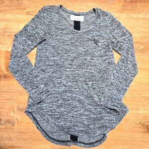 Women's Pure + Good Anthropologie Gray Long Sleeve Top